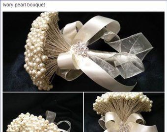 Pearl bouquets | Etsy Pearl Bouquet, Cascading Wedding Bouquets, Pearl Bride, Flower Girl Bouquet, Wedding Bouquets Bride, Brides Bouquet, Artificial Bouquet, Diy Bridal, Brooch Bouquets