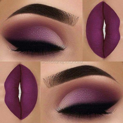 Maquillage Kylie Jenner, Wedding Lips, Make Up Designs, Makeup Tip, Purple Lipstick, Smink Inspiration, Purple Makeup, Makijaż Smokey Eye, Makeup Wedding