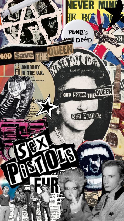 Punk Background, Punk Rock Posters, Punk Collage, Riot Grrl, Feminist Punk, Images Pop Art, Punk Wallpaper, British Punk, 70s Punk