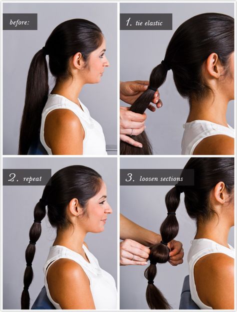 Jasmine’s banded ponytail | Community Post: 7 Easy Hair Tutorials Even Disney Princesses Would Envy Banded Ponytail, Disney Hair Tutorial, Princess Jasmine Hair, Softball Hair Braids, Disney Hairstyles, Easy Hair Tutorials, Jasmine Hair, Princess Jasmine Costume, Disney Princess Hairstyles