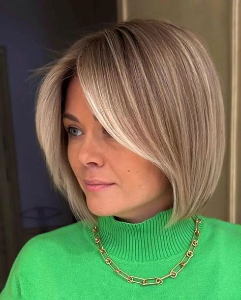 2024 Spring Haircuts: Short, Long, Medium, Curly, and More Dark Lob, Spring Haircuts, Blonde Ombre Balayage, Lob Haircuts, Blonde Bob Hairstyles, Chin Length Hair, Short Straight Hair, Short Hair Tutorial, Hair Color And Cut