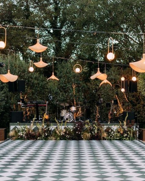 Peru Wedding, Oaxaca Wedding, Wedding Entrees, Outdoor Dance Floors, Wedding Dance Floor, Sangeet Decor, Small Backyard Wedding, Lights Wedding Decor, Dance Floor Wedding