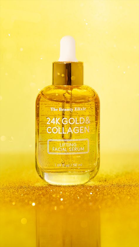 24k gold, collagen, serum, product photography #productshots #brandphotographer #commercialphoto #photostyling #studiolighting #productshooting #businessphotography #creativephotography #propstyling #commercialphotoshoot #ecommercephotography #visualcontent #visualstoryteller #photoart #stilllifephotography #productphoto #productphotography #productphotoshoot #advertisingphotography #advertisingphotographer #stilllifephoto #productstyling #stillography #advertisingphoto #socialmediaphotography Serum Product Photography, Serum Photography, Serum Product, Gold Serum, Product Photography Studio, Lifting Facial, Beauty Elixir, Collagen Serum, Social Media Photography