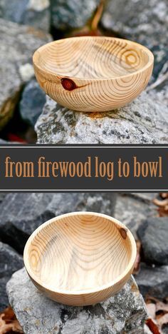 Wood turning project from firewood log. Easy for beginners! #woodworkingideas Kids Woodworking Projects, Woodworking Projects Furniture, Wood Turning Lathe, Woodworking Projects For Kids, Lathe Projects, Small Woodworking Projects, Easy Wood Projects, Easy Wood, Learn Woodworking