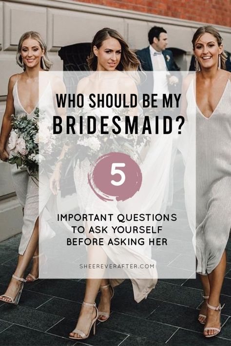 #wedding #bridesmaids #weddingplanning #bride #weddingday #bridal #weddingdress #bridesmaidsdress How Many Bridesmaids, Guy Best Friend, Things To Keep In Mind, Reception Dinner, Tough Decisions, Before The Wedding, Strong Personality, Holiday Planning, You Promised