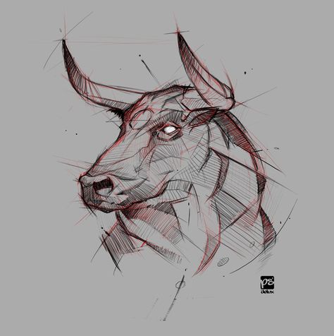 Ox Tattoo, Taurus Bull Tattoos, Tier Tattoo, Taurus Bull, Bull Art, Bull Tattoos, Taurus Tattoos, A Bull, Desenho Tattoo