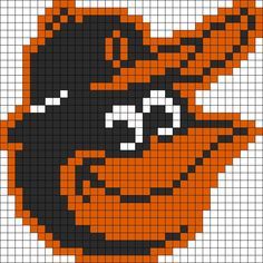 Bracelet Video, Alpha Bracelet, Baseball Clipart, C2c Crochet Pattern Free, Kandi Cuffs, Baltimore Orioles Baseball, Orioles Baseball, Melty Bead Patterns, Crochet Graph