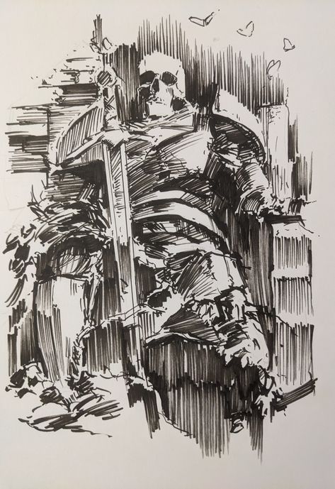 Pen and ink drawing with hatching of a classic figure. Using sumi ink and illustration techniques I create forms and space to help visually describe a picture. Rooted in the comic book style Ito (@itoscaresme) | TikTok https://www.tiktok.com/@itoscaresme Https://www.instagram.com/itoscaresme Hatching Art Style, Space Comic Book, Hatching Techniques Sketch, Cross Hatched Drawings, Space Pen Drawing, Knight Ink Drawing, Comic Inking Techniques, Comic Hatching, Fantasy Ink Drawing