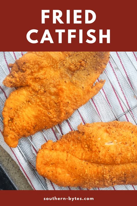 Best Catfish Breading, Catfish Breading, Fried Catfish Recipe, Beer Battered Fish Recipes, Cornmeal Bread, Fried Catfish Recipes, Catfish Recipe, Southern Fried Catfish, Catfish Recipes