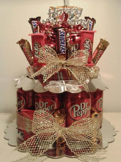 Dr Pepper Valentines Gift Ideas, Dr Pepper Gifts Ideas, Dr Pepper Gift Ideas Diy, Dr Pepper Birthday Gift Ideas, Dr Pepper Themed Cake, Dr Pepper Gift Basket, Dr Pepper Gifts, Dr Pepper Bouquet, Dr Pepper Gift Ideas