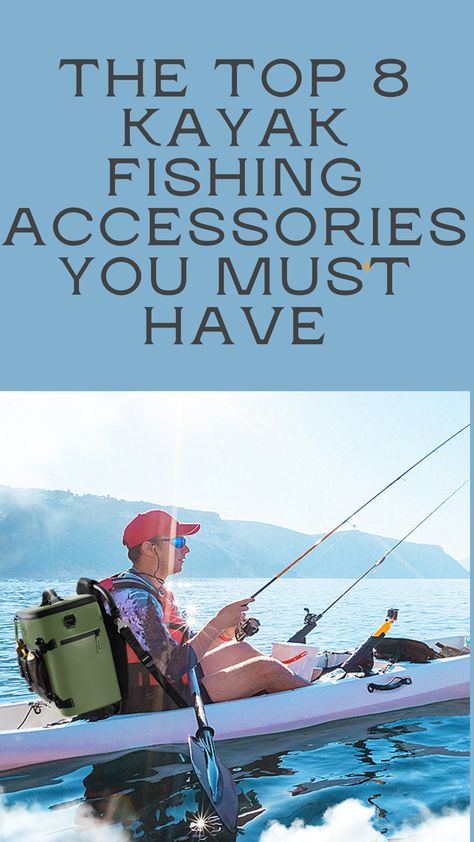 Are you looking to take your kayak fishing to the next level? Check out the top 8 accessories you need for next fishing adventure! Kayak Fishing Rod Holder, Diy Fishing Gear, Kayak Bass Fishing, Kayak Fishing Setup, Kayak Fishing Diy, Hobie Kayak, Surf Kayak, Inflatable Fishing Kayak, Fishing Rod Holders