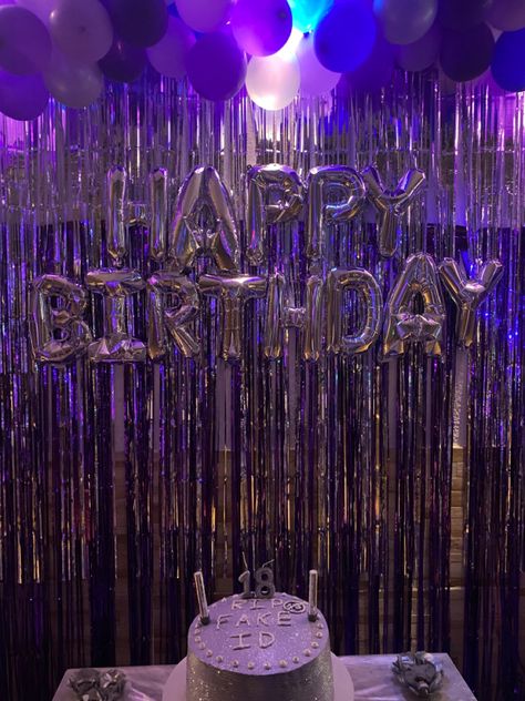 Purple Birthday Astethic, Purple Black And White Party Decorations, Birthday Themes Purple, Euphoria Sweet 16, Euphoria Birthday Theme, Birthday Party Ideas Purple, Food Birthday Party Ideas, Euphoria Themed Birthday Party, 16 Birthday Party Ideas At Home