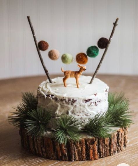 Woodland Forest First Birthday, Woodland First Birthday Party, First Birthday Forest Theme, The Big One Deer Birthday, One Deer Ful Birthday Party Boy, First Birthday Woodland Theme, One Deer Ful Birthday, Forest First Birthday Party, Deer Birthday Cake