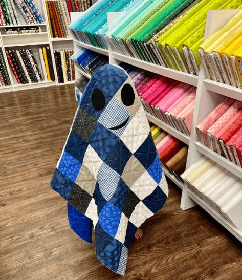 The Little Ghost Who Was A Quilt,Little Ghost quilt pattern,A Delightful Story Book Quilt To Sew Easily completed in a day and in time for Halloween, this quaint quilt is cozy while enjoying the story about A G... Little Ghost Quilt Pattern, Free Ghost Quilt Block Pattern, The Little Ghost Who Was A Quilt Pattern, The Little Ghost Who Was A Quilt, Ghost Quilt Block Pattern Free, Ghost Quilt, Baby Quilts To Make, Diy Blanket, Turtle Quilt