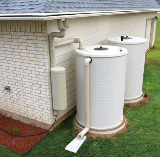 Aboveground Rainwater Harvesting Tanks - Rainwater Harvesting System Tank #rainwatercollection Rain Water Collection Diy, Water Collection System, Greenhouse Design, Rainwater Collection, Rain Harvesting, Water From Air, Rainwater Harvesting System, Water Barrel, Lawn Sprinklers