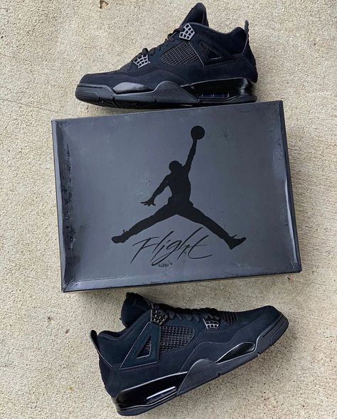 Jordan 4 Black Cat Outfit, Jordan 4 Outfit Women, Air Jordan 4 Retro Black, Air Jordan 4 Black Cat, Jordan 4 Outfit, Jordan 1 Court Purple, Jordan Store, Jordan 4 Black, Cheap Jordan