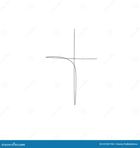 Cross Line Drawing, Simple Cross Drawing, Cross Drawing Simple, Cross Line Art, Jesus Carrying Cross, Fingerprint Heart Tattoos, Cross Silhouette, Cross Drawing, Fingerprint Heart