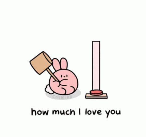 Chibird Gif, I Love You Animation, Cheer Up Quotes, Love You Cute, I Love You Gif, Love You Gif, Cute Messages, Love Gif, Cute Comics