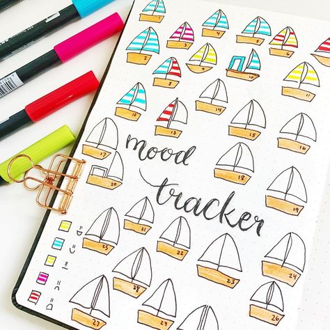 Preppy Mood Tracker, June Bullet Journal Mood Tracker, August Bullet Journal Mood Tracker, July Bullet Journal Mood Tracker, Summer Mood Tracker, Aesthetic Mood Tracker, July Habit Tracker, Bullet Journal Juli, June Mood Tracker