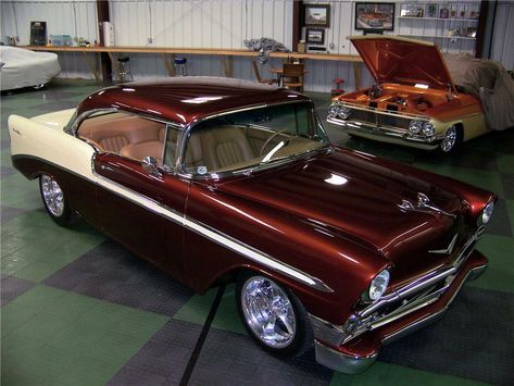 1956 Chevy Bel Air, Classic Cars Chevy, Chevy Muscle Cars, Mc Laren, Vintage Muscle, Old School Cars, Chevy Bel Air, Old Classic Cars, Chevrolet Bel Air