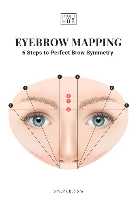 Eyebrow Chart, Brow Mapping Step By Step, Pmu Room, Microblading Patterns, Microblading Eyebrows Training, Brow Embroidery, Studio Rosa, Eyebrow Mapping, Brow Logo