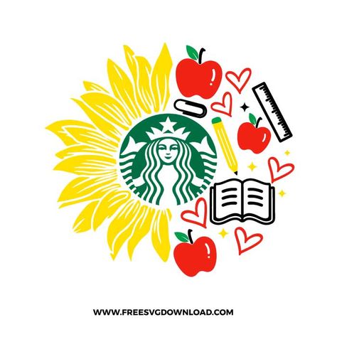 Teacher Cup Wrap Svg, Free Svg Teacher, Free Teacher Svg Files For Cricut, Starbucks Cold Cups, Starbucks Wrap, Wine Teacher, Starbucks Svg, Cricut Print And Cut, Starbucks Diy