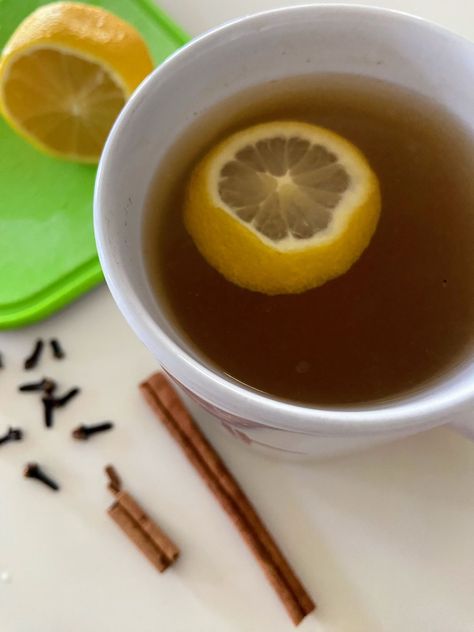 Ginger, Cinnamon, Clove Tea - Hot or Cold Ginger And Cinnamon Tea, Tea For Stomach Ache, Honey And Cinnamon For Colds, Cinnamon Clove Tea, Ginger And Clove Tea, Ginger Clove Cinnamon Tea, Clove Tea, Healthy Gut Recipes, Mint Drink