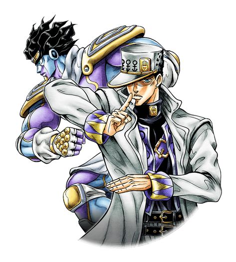 Jotaro Kujo Part 4, Jojo Poses, Jojo's Bizarre Adventure Stands, Jojo Stands, Jojos Bizarre Adventure Jotaro, Jojo's Adventure, Anime Head, Jojo Parts, Adventure Art