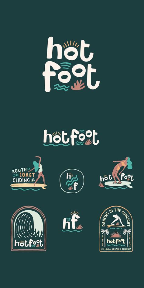 Surf Logo, Beach Logo, Surf Brands, Surf Design, Word Mark Logo, Logotype Design, Business Card Branding, Logo Design Free, Branding Design Inspiration