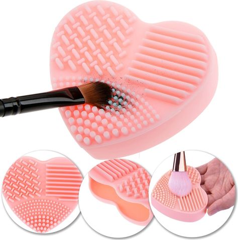 Make Up Brushes Set, Makeup Applicators, Koleksi Makeup, Makeup Cleaner, Make Up Sponge, Pink Makeup Brush, Alat Makeup, Hair Care Tools, Makeup Accesories