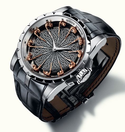 Roger Dubuis Excalibur, Knights Of The Round Table, Roger Dubuis, Fancy Watches, Amazing Watches, Wrist Wear, Watches Unique, Stylish Watches, Fine Watches