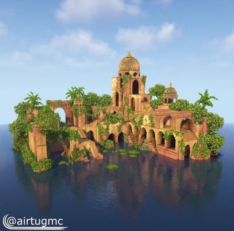 Minecraft Jungle House, Minecraft Temple, Jungle Temple, Minecraft Structures, Jungle House, Minecraft Farm, Temple Ruins, Minecraft Cottage, Minecraft Castle