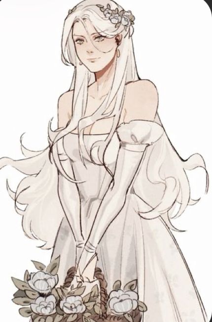 Female Oc Art Blonde, Bride Character Design, In Deeper Waters Fanart, White Hair Fairy, Princess Pose Reference, High Elf Art, Blonde Character Design, White Hair Character Design Female, Princess Oc Art