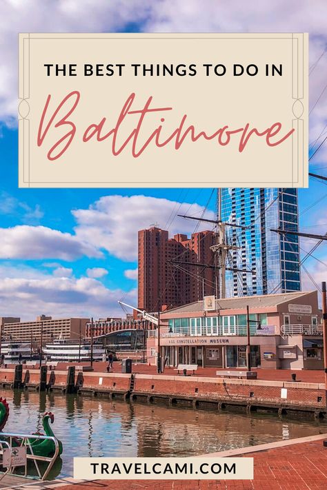 One Day In Baltimore, What To Do In Maryland, Weekend In Baltimore, Maryland Travel Places To Visit, Baltimore Maryland Things To Do, Baltimore With Kids, Maryland Things To Do, Baltimore Things To Do, What To Do In Baltimore Maryland