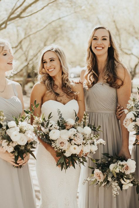 Neutral Spring Bouquet, Taupe Floral Arrangements, Taupe Wedding Flowers Bouquets, White And Neutral Wedding Florals, Taupe Bridesmaid Bouquet, White And Taupe Wedding Bouquet, White And Neutral Bouquet, Taupe Flowers Bouquets, Wedding Bouquet Neutral Colors