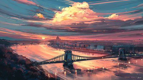 Alena Aenami, Budapest, Anime, Art