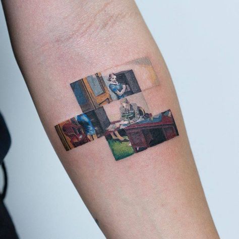 Ferris Buellers Day Off Tattoo, Edward Hopper Tattoo, Hopper Tattoo, Office At Night, Redwood Tattoo, Minimalist Tattoo Meaning, Night Tattoo, Paris Tattoo, Typography Tattoo