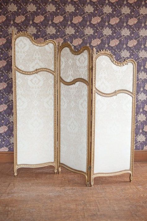 18th Century changing screen Greek Bedroom, Changing Screen, Dress Up Ideas, Folding Screen Room Divider, Dressing Screen, Interior Brick, Appartment Decor, Diy Room Divider, Room Divider Screen