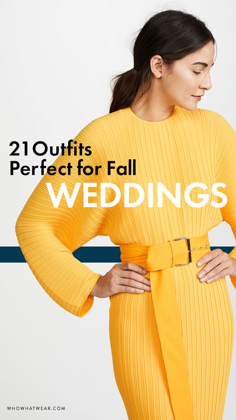 What to wear to a fall wedding Outfit Ideas To Wear To A Wedding, Outfits For A Wedding Guest Fall, Autumn Wedding Guest Outfit What To Wear, Smart Casual Women Wedding Guest, Guest Wedding Outfits Fall, Dressy Casual Wedding Attire Fall, Rehearsal Dinner Ideas Outfit Guest, Fall Wedding Guest Dress October Casual, Fall Wedding Attire For Women