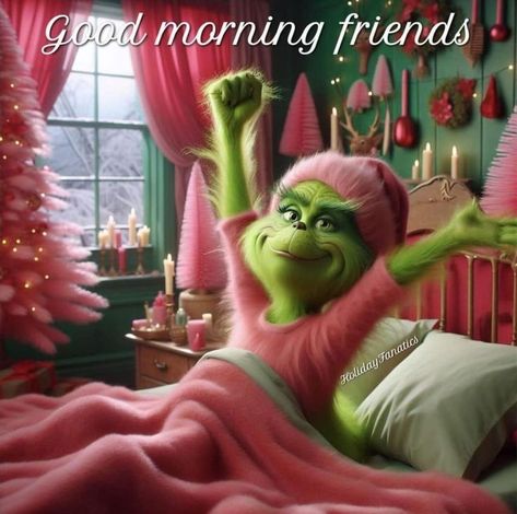 Christmas Quotes Grinch, Grinch Memes, Grinch Images, Good Morning Christmas, Der Grinch, Grinch Quotes, Have A Magical Day, Funny Logo, Good Morning Wednesday