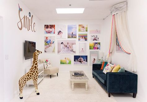 Kids waiting area Photography Studio Reception Area, Studio Reception Area, Studio Reception, St Louis Photography, Home Photography Studio, Photography Studio Spaces, Photography Studio Ideas, Photo Studio Design, In Home Studio