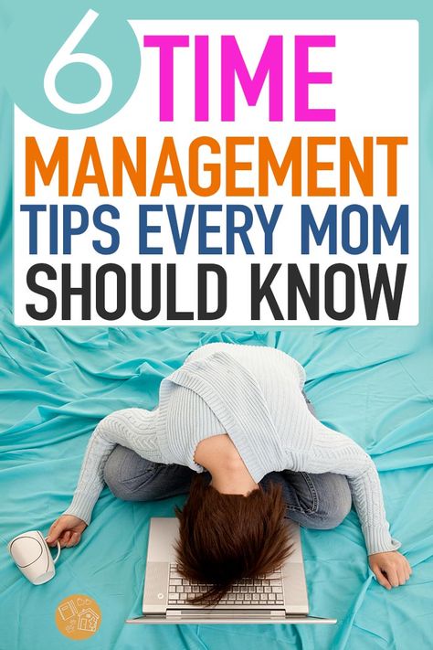 Time Management Tips for Moms! These 6 ways to find more time in every day when you're a busy mom are super simple and they WORK. These time management tips can help moms feel more organized and less stressed. Super smart time management strategies that every mom should know! #timemanagement #stayathomemom #momlife #dailyschedules #productivity Mom Schedule Time Management, Part Time Working Mom Schedule, How To Manage Time, Time Management Stay At Home Mom, Mother Tips, Time Management Tips For Moms, Mum Hacks, How To Manage Time As A Working Mom, Mom Organization