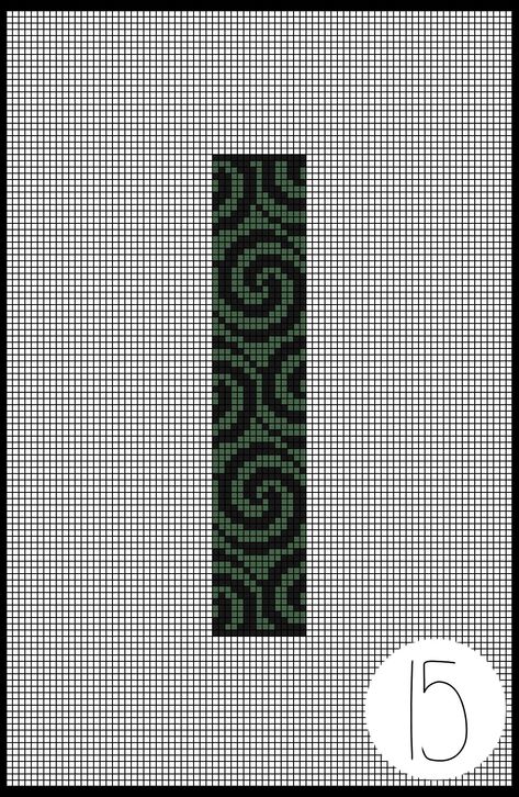 Crochet Alpha Pattern Free, Pixel Art Bracelet, Crochet Swirl Pattern, Alpha Patterns Bracelet Easy, Black And White Pixel Art Grid, Pixel Art Bookmark, String Bracelet Patterns, Bead Loom Designs, Graph Crochet