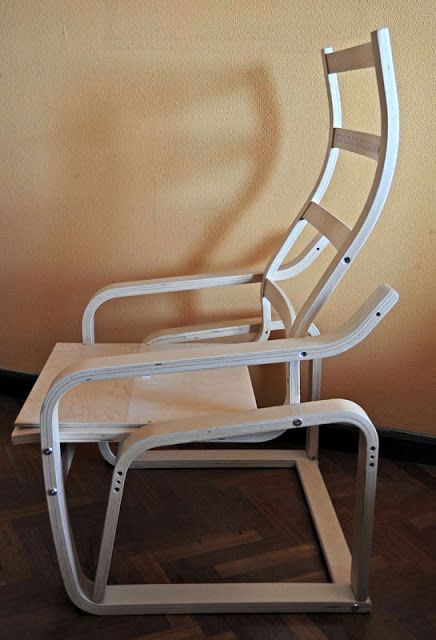 Poang tuning | IKEA Hackers Clever ideas and hacks for your IKEA Poang Rocking Chair, Hackers Ikea, Poang Chair, Ikea Poang Chair, Diy Chair Covers, Blue Dining Room Chairs, Balcony Table And Chairs, Polywood Adirondack Chairs, Wooden Dining Room Chairs