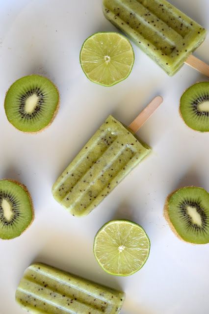 Kiwi Ice Cream, Food Sketches, Sweet Tweets, Sorbet Is, Lime Sorbet, Pina Coladas, Fruit Popsicles, Food Sketch, Fruit Photography