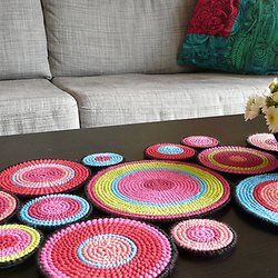 Non-Ami Crochet Projects | Pearltrees Sewing Notions Organization, Canvas Table Runner, Canvas Table, Table Runner Diy, Modern Table Runners, Plastic Canvas Patterns Free, Plastic Canvas Crafts, Canvas Projects, Crochet Diy