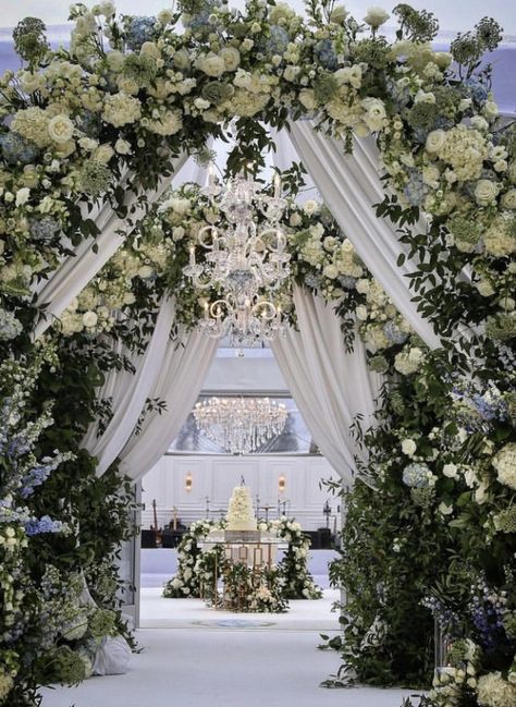 Elegant Wedding Entrance Decor, Wedding Flower Archway, Flower Archway, Dream Wedding Reception, Wedding Entrance Decor, Tented Wedding, Paper Flower Decor, Photography Styles, Wedding Entrance