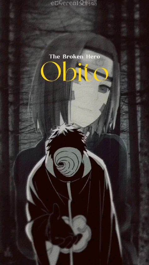 Broken Hero Obito, Obito Uchiha Dp, Obito Broken, Obito Uchiha Wallpapers 4k, Aesthetic Highlight Covers Instagram Friends, Obito Pfp, Obito Uchiha Wallpapers, Obito Wallpaper, Itachi Uchiha Live Wallpapers