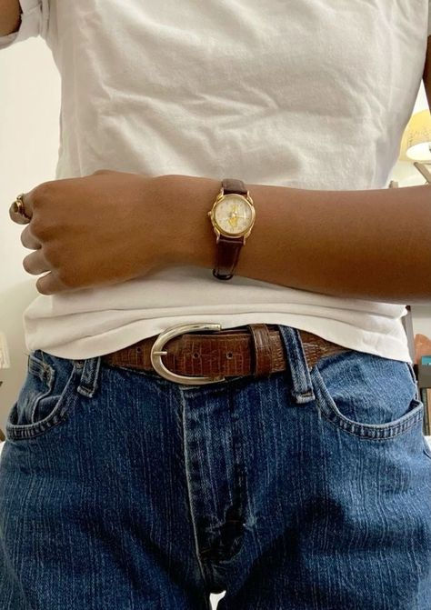 Jeans Belt Outfit, Brown Belt Outfit, Belt Outfit, Brown Belt, Fashion Killa, New Yorker, Types Of Fashion Styles, Passion For Fashion, Fashion Inspo Outfits