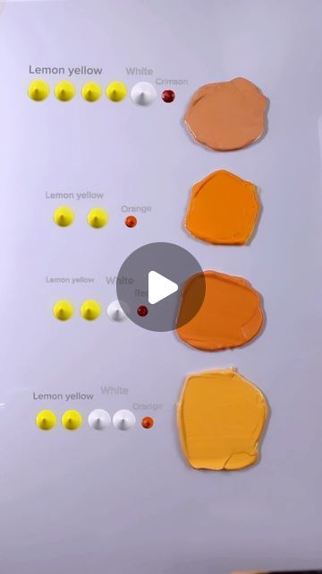 How To Mix Orange Paint, Color Mixing Guide Acrylic, Acrylic Colour Mixing Chart, Color Mixing Chart Acrylic, Color Mixing Guide, Mixing Paint Colors, Paint Color Chart, Color Mixing Chart, Nature Art Drawings